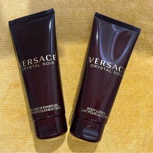 Versace Crystal Noir- shower gel and body lotion